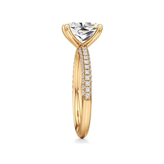 Xyla Marquise Three Sided Pave Band