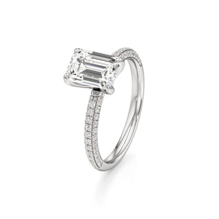 Xyla Marquise Three Sided Pave Band
