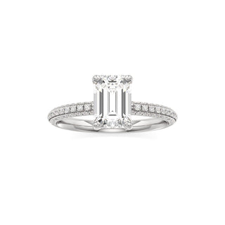 Xyla Marquise Three Sided Pave Band