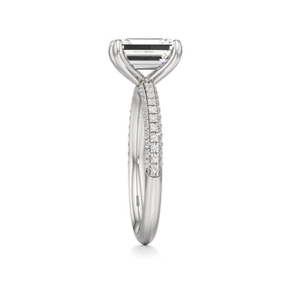 Xyla Marquise Three Sided Pave Band