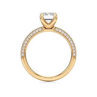 Xyla Marquise Three Sided Pave Band