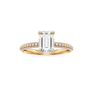 Xyla Marquise Three Sided Pave Band