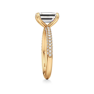 Xyla Marquise Three Sided Pave Band