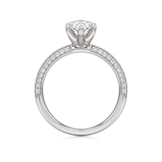 Xyla Marquise Three Sided Pave Band