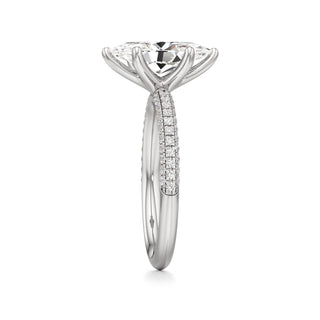 Xyla Marquise Three Sided Pave Band