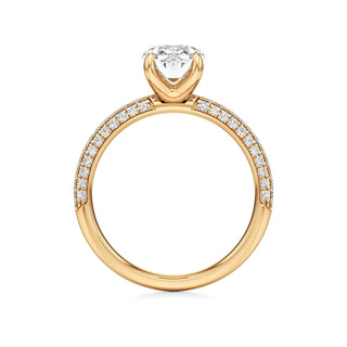 Xyla Marquise Three Sided Pave Band
