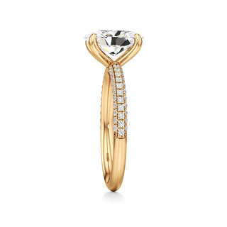 Xyla Marquise Three Sided Pave Band