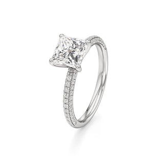 Xyla Marquise Three Sided Pave Band