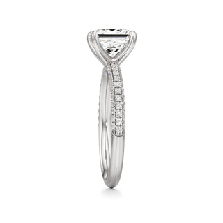 Xyla Marquise Three Sided Pave Band