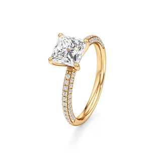 Xyla Marquise Three Sided Pave Band