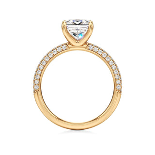Xyla Marquise Three Sided Pave Band
