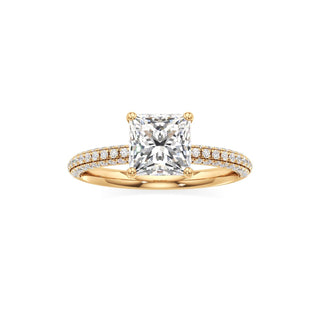 Xyla Marquise Three Sided Pave Band