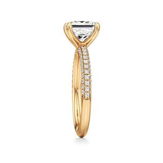 Xyla Marquise Three Sided Pave Band