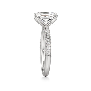 Xyla Marquise Three Sided Pave Band
