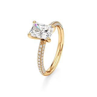 Xyla Marquise Three Sided Pave Band