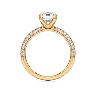 Xyla Marquise Three Sided Pave Band