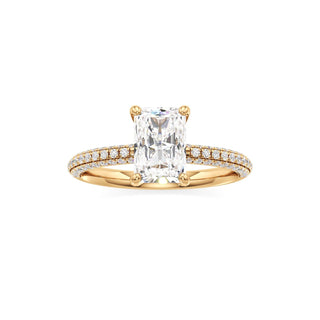 Xyla Marquise Three Sided Pave Band