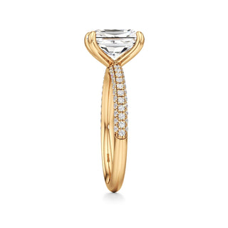 Xyla Marquise Three Sided Pave Band