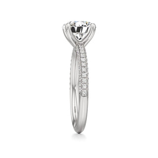 Xyla Marquise Three Sided Pave Band