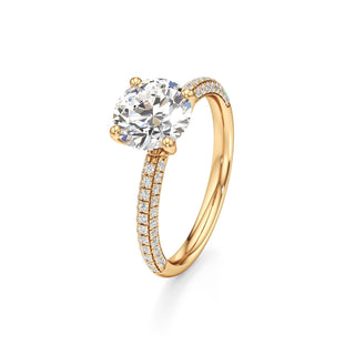 Xyla Marquise Three Sided Pave Band