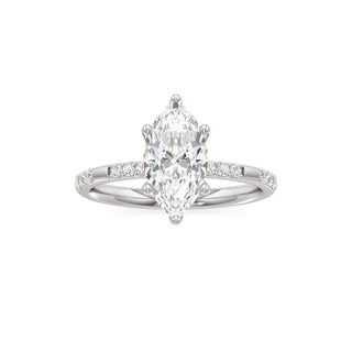 Ysabel Marquise Station Diamond Band