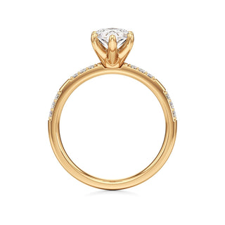 Ysabel Marquise Station Diamond Band