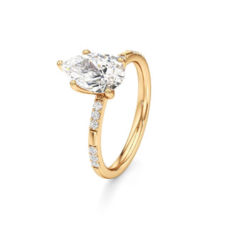 Ysabel Marquise Station Diamond Band