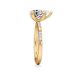 Ysabel Marquise Station Diamond Band