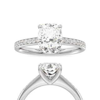 Yvonne Pear Pave Band Cathedral