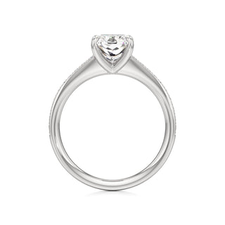 Yvonne Pear Pave Band Cathedral