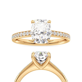 Yvonne Pear Pave Band Cathedral