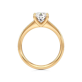 Yvonne Pear Pave Band Cathedral