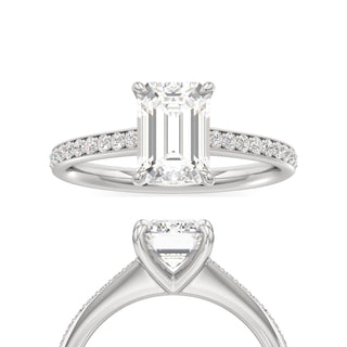 Yvonne Pear Pave Band Cathedral