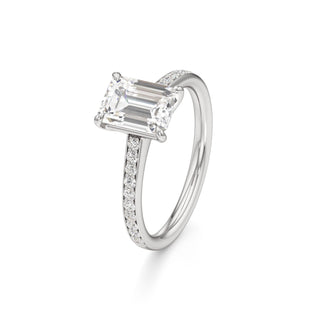 Yvonne Pear Pave Band Cathedral