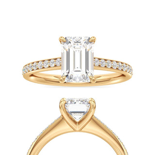 Yvonne Pear Pave Band Cathedral