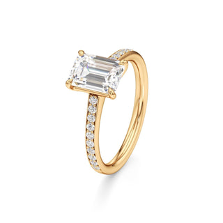 Yvonne Pear Pave Band Cathedral