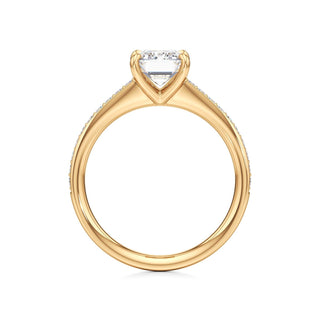Yvonne Pear Pave Band Cathedral