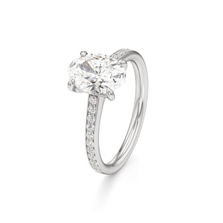 Yvonne Pear Pave Band Cathedral