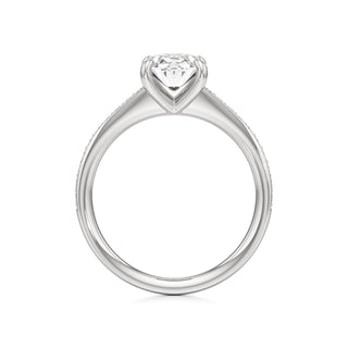 Yvonne Pear Pave Band Cathedral