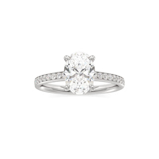 Yvonne Pear Pave Band Cathedral