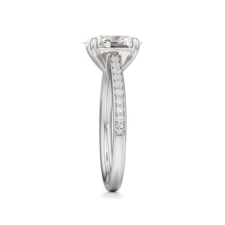 Yvonne Pear Pave Band Cathedral