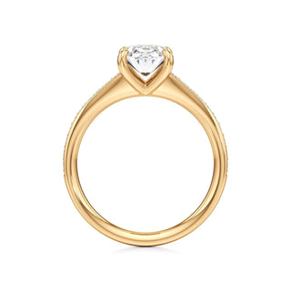 Yvonne Pear Pave Band Cathedral