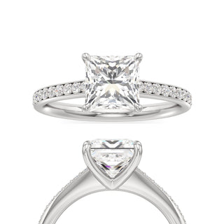 Yvonne Pear Pave Band Cathedral