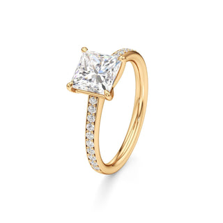 Yvonne Pear Pave Band Cathedral