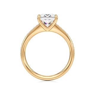 Yvonne Pear Pave Band Cathedral