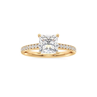 Yvonne Pear Pave Band Cathedral