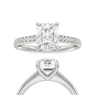 Yvonne Pear Pave Band Cathedral