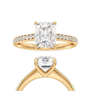 Yvonne Pear Pave Band Cathedral
