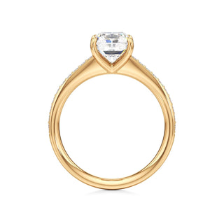 Yvonne Pear Pave Band Cathedral