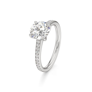 Yvonne Pear Pave Band Cathedral
